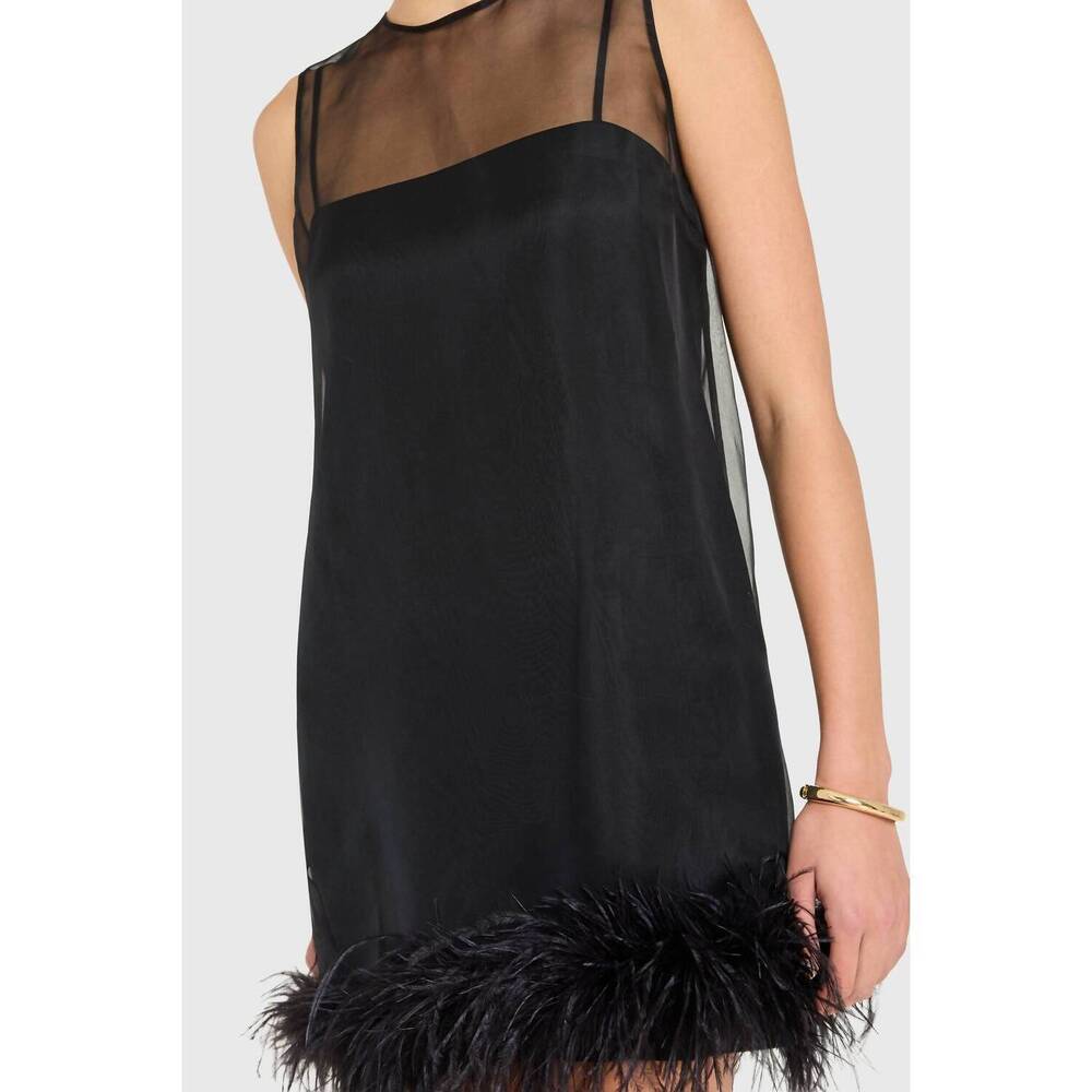 NEW AMANDA UPRICHARD minnie mini dress in black - Picture 5 of 5